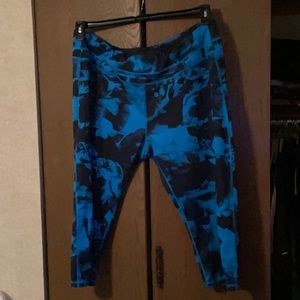 Beautiful abstract workout pants.